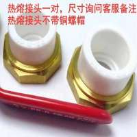 ppr双活接球阀铜球阀PE热熔球阀自来水管阀门开关4分6分活接头 20ppr4分球阀热熔接头2个