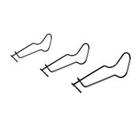 植物支架园艺包塑料管黄瓜番茄爬藤支撑杆包塑支柱杆子植物支撑杆 钢丝扣11mm杆用5个