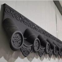 一体仿古瓦树脂瓦屋檐装饰屋面瓦片中式围墙门头塑料瓦古建小青瓦 110*20