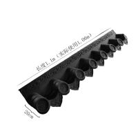 中式树脂仿古瓦一体仿古屋檐瓦pvc塑料围墙瓦双面墙头瓦门头装饰 110*20