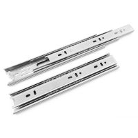 加厚一副价抽屉轨道阻尼缓冲静音不锈钢三节滑轨导轨抽屉滑道滑轨 不锈钢抽屉滑轨(静音) 10寸-25cm