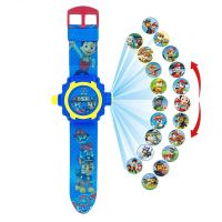 奥特曼投影手表公主蜘蛛侠宝宝小学生电子表卡通男女孩子儿童玩具 汪汪队投影手表[20图]
