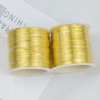 100米大卷保色铜丝铜线不褪色抗氧化手工古风缠花发簪diy发饰配件 一百米保色铜丝线0.3金色
