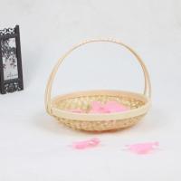 影楼古装摄影道具手拿篮子女生写真拍照装饰儿童竹编小提篮 小提篮送粉色花瓣