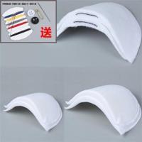 DIY服装辅料夏秋冬款西装女士T恤衬衫衬衣海绵薄垫肩肩垫 夏、秋、冬白色各2副(送针线包)