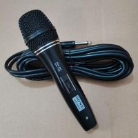 索尼有线话筒家用功放舞台K歌户外唱歌KTV专用动圈卡拉OK麦克风 5米有线话筒