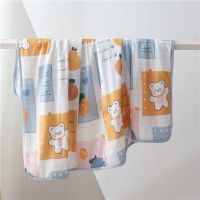 大项儿童夏被幼儿园空调被夏季薄款午睡被婴儿卡通春秋被芯夏凉被 饼干熊[A类母婴级无甲醛可机洗] 120*150cm