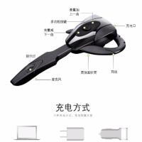 【超长待机】高端蓝牙耳机不入耳久戴不痛通用型声音大通话清晰 黑色 标配