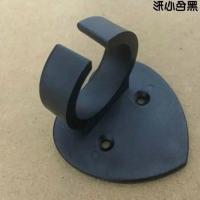 汽车麦克风架子塑料夹子麦克风墙壁支架卡拉OK有线无线话筒壁挂夹 黑mc