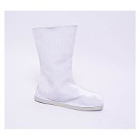 古装靴子儿童书童靴汉服靴成人古装剧cosplay古代捕头官靴中短款 白色 26