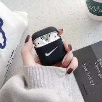 潮牌苹果AirPods1/2代蓝牙耳机保护套简约耳机仓套3代耐克耳机包 耐克黑 1/2代(通用款)