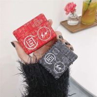 NASA宇航员月球表面苹果AirPods Pro1/2/3代无线蓝牙耳机保护套软 [红色闪电CLOT丝绸]送挂钩 苹果A