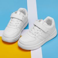 回力男童鞋子儿童小白鞋春季新款低帮女童板鞋透气软底学生休闲鞋 WK665白色/新款小白鞋 28 标准码