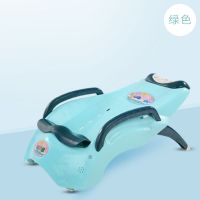 儿童洗头躺椅可折叠加厚宝宝洗头神器洗头床家用小孩洗头发坐躺 翡翠绿五档调节+免安装 婴儿洗头托