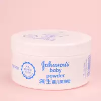 强生婴儿爽身粉140g新生儿童宝宝痱子粉带粉扑 婴儿爽身粉140g