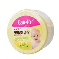 爱护婴儿玉米爽身粉140g 宝宝吸汗防痱护肤赠粉扑 爽身吸汗