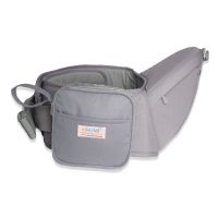 婴儿背带腰凳前抱式轻便夏季四季多功能宝宝坐凳前后两用抱娃出行 1809灰色