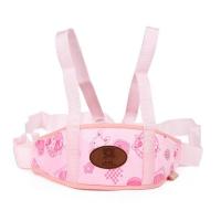 【新品】宝宝夏季两用透气学步带婴儿学走路防摔防勒牵引带可后拉 简易款粉色
