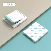 mom儿童窗户安全锁宝宝防护窗锁限位器锁扣 免打孔移动推拉门窗锁 绿色(2个装)