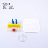 断桥铝窗户护角防撞角铝合金塑钢门角硅胶护角条直角平开窗防磕碰 窗角防撞装置 白65#