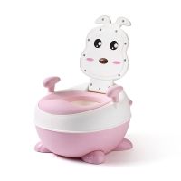 儿童马桶坐便器小孩马桶宝宝坐便器婴儿幼儿尿盆抽屉式儿童加大号 厂家兔子款促销粉色硬