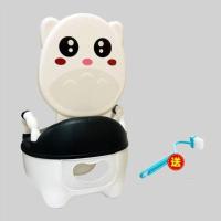 儿童马桶坐便器男女宝宝便盆1--6岁卡通婴儿座便器小孩尿盆抽屉式 普通款珍珠黑
