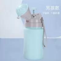 儿童尿壶折叠便携式车载小便器婴儿女男宝宝尿桶小孩夜壶宝宝家用 男宝宝韩国款防漏小便器(500ml)