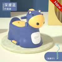 儿童马桶坐便器女宝宝便盆音乐男孩坐便凳尿盆尿桶幼儿园便携便盆 [天空蓝] [特价款]男宝小便器