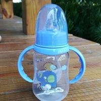 150ML奶瓶 耐摔奶瓶带手柄塑料PP自动吸管宝宝防胀气防爆大 男宝宝 60ML促销款