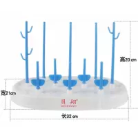 贝翔 奶瓶干燥架 奶瓶架 晾干架晾晒架抗菌婴儿宝宝奶瓶沥水架