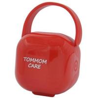 tommom care婴儿安抚奶嘴收纳盒 安抚奶嘴盒子防尘盒便携式通用 中国红.