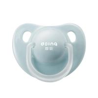 嘟婴婴儿安抚奶嘴硅胶超软安睡型保护牙床新生儿仿真母乳实感奶嘴 酷帅蓝 S码(适用于0-3个月宝宝)