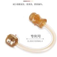 世喜学饮嘴吸管奶嘴鸭嘴杯子婴幼儿童喝水喝奶两用防漏防呛吸管嘴 重力球吸管(14厘米)