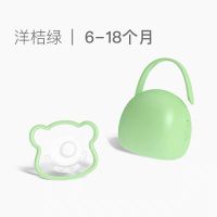 威仑帝尔婴幼儿安抚奶嘴超软安睡型硅胶新生儿宝宝安慰仿真奶嘴 绿色(6-18个月)