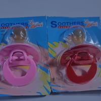 宝宝安抚圆头空奶嘴(颜色随机发货) 两个15