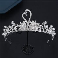 韩式新娘皇冠大气头饰三件套婚纱生日发饰结婚礼服配饰品项链耳环 A单皇冠(礼盒装)