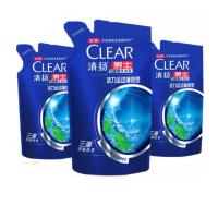 200g袋装清扬洗发水补充装樱花沁爽型樱花香氛洗发露体验装特惠 男士[薄荷]体验装 1袋 体验装200g