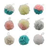 [送挂钩]大号沐浴球可爱少女心搓澡浴花球泡澡洗澡用品搓背浴球 大号款1个颜色随机(不送挂钩)