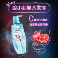 清扬植觉洗发水去屑无硅油380+375m樱花精粹净透保湿蓬松洗护套装 375ml石榴香护发素