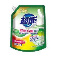超能洗衣液套装 袋装补充装薰衣草香护衣护色去毛球家庭组合袋装 超能1KGx1袋[2斤]