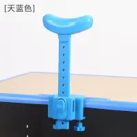 视力保护器儿童小学生预防近视坐姿矫正器纠正写字姿势护眼仪架 钢板经典款 天蓝色