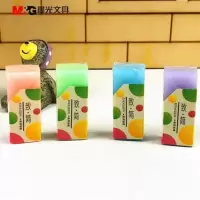 晨光4B橡皮致简96626彩色水晶果冻橡皮擦铅笔擦的干净学生文具 96626橡皮(10块)