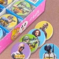 游戏大块王者荣耀橡皮擦直径4厘米大号橡皮擦 男孩礼物 擦的干净 绝地求生5块