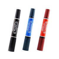 大小双头油性记号笔批发勾线笔记号笔黑色大头笔勾线笔墨水 黑10支