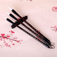 毛笔套装书法绘画大中小楷三支狼毫兼毫羊毫楷书初学者小学生初中 羊毫大中小1套