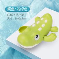 [品质好货]儿童浴室玩具卡通长颈鹿狮子戏水转转乐水勺浇水玩水 鳄鱼浅绿色