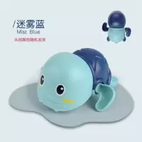 洗澡玩具下雨云朵小鸭子蛋宝宝孵蛋戏水玩具儿童浴室洒水喷水玩具 迷雾蓝