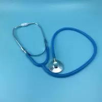 儿童听诊器玩具仿真过家家套装女孩男孩医生护士工具科技小制作 蓝色