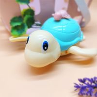 儿童浴室宝宝戏水玩具乌龟小黄鸭小象洒水壶电动花洒转转乐水瓢 大号戏水-蓝色 无规格