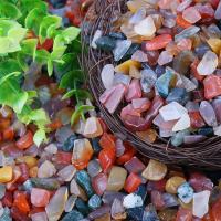 南京雨花石玛瑙石鹅卵石天然石头鱼缸彩石小石子水族园艺精品原石 小玛瑙碎石(一斤)